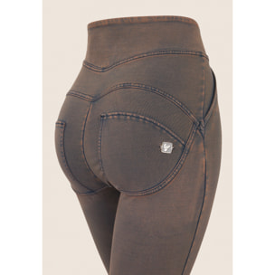 Jeggings WR.UP 7/ vita alta lavaggio ice wash