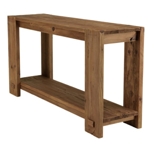SANDY - Console bois 150x40cm bois Pin recyclé