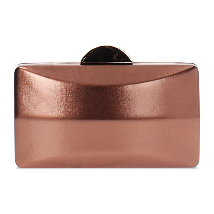 Clutch donna rame in laminato