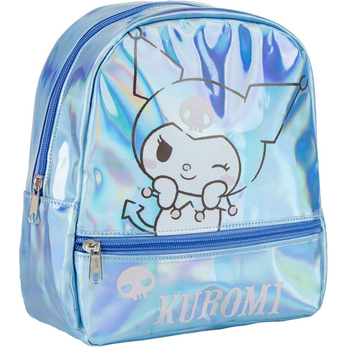 Mochila Casual Iridiscente Hello Kitty Kuromi