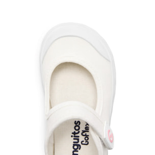 Merceditas de Niña Barefoot Goflex con Cierre Adherente