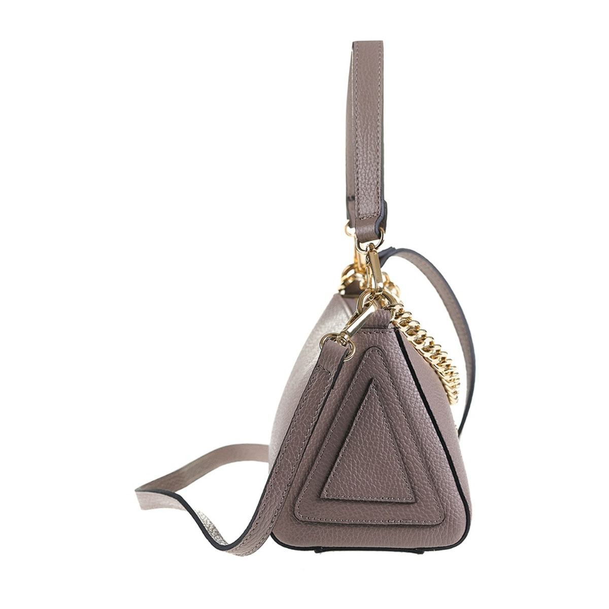 Borsa a spalla da donna Made in Italy - Modello Violette - 100% pelle - 26.0 x 13.5 x 11.5 cm