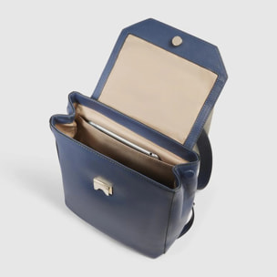Piquadro Zainetto porta iPad®mini in pelle schermato con protezione RFID