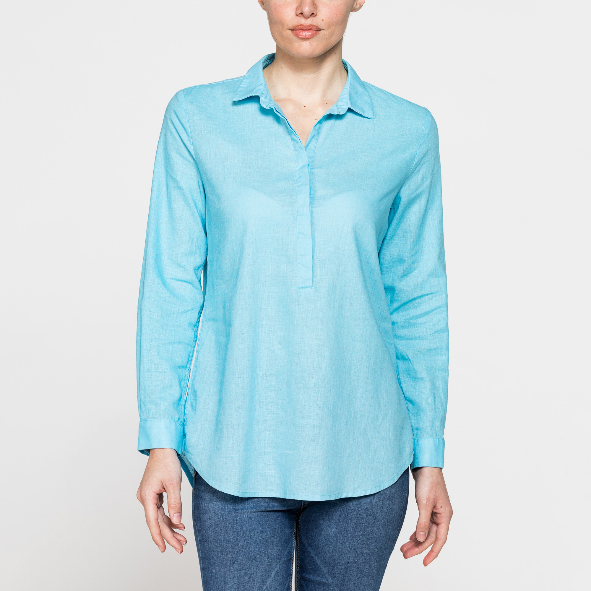 CAMICIA MODELLO SERAFINO IN TESSUTO LINO COTONE