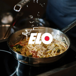 Poêle en acier inoxydable 18/10 24 cm Elo Relief Solution