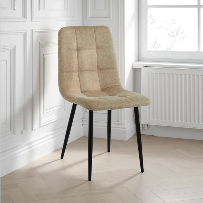 Tomasucci Ensemble de 4 chaises FAFFY EVO MARRON