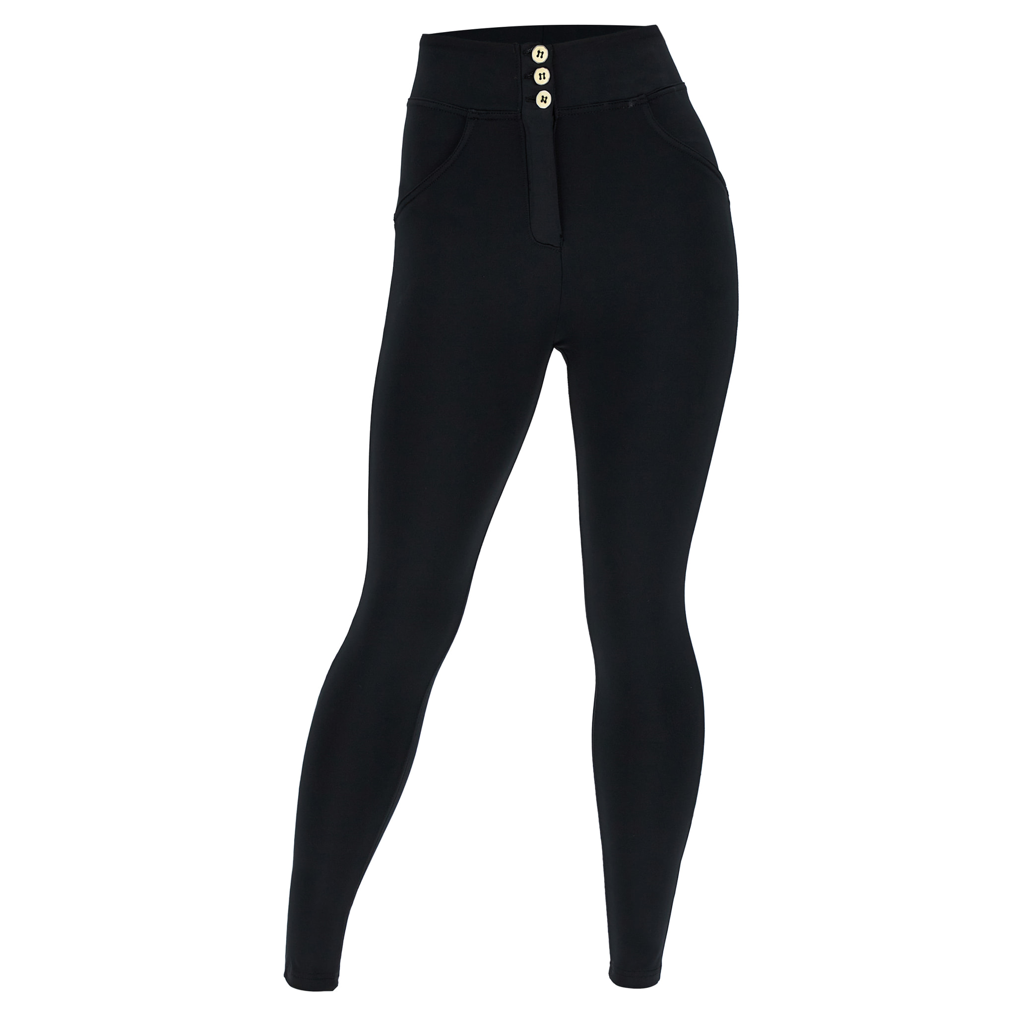 Pantaloni push up WR.UP® curvy vita media traspiranti