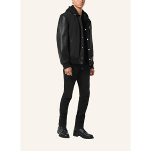 PHILIPP PLEIN Bomber de cuero &AMP