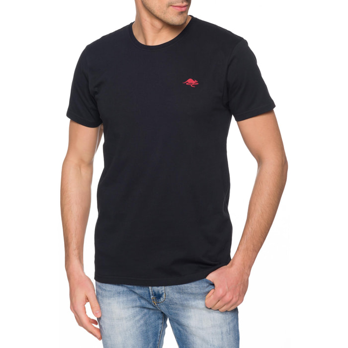 T-shirt in cotone 150 gr Hot Buttered Lizard Colore Nero