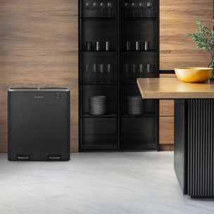 Papelera para reciclaje Les Collectors 2x30L – Gris oscuro Nº916