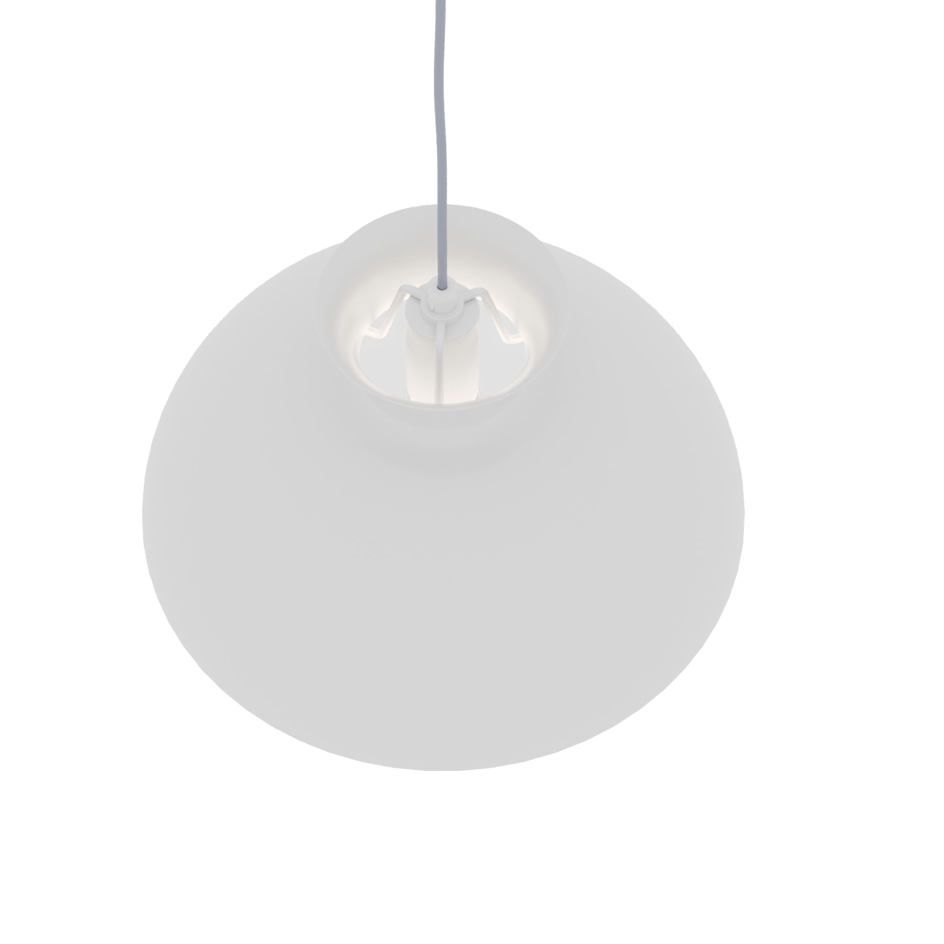 Suspension Turner – luminaire métal blanc design minimaliste
