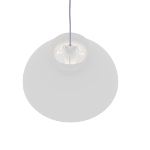 Suspension Turner – luminaire métal blanc design minimaliste