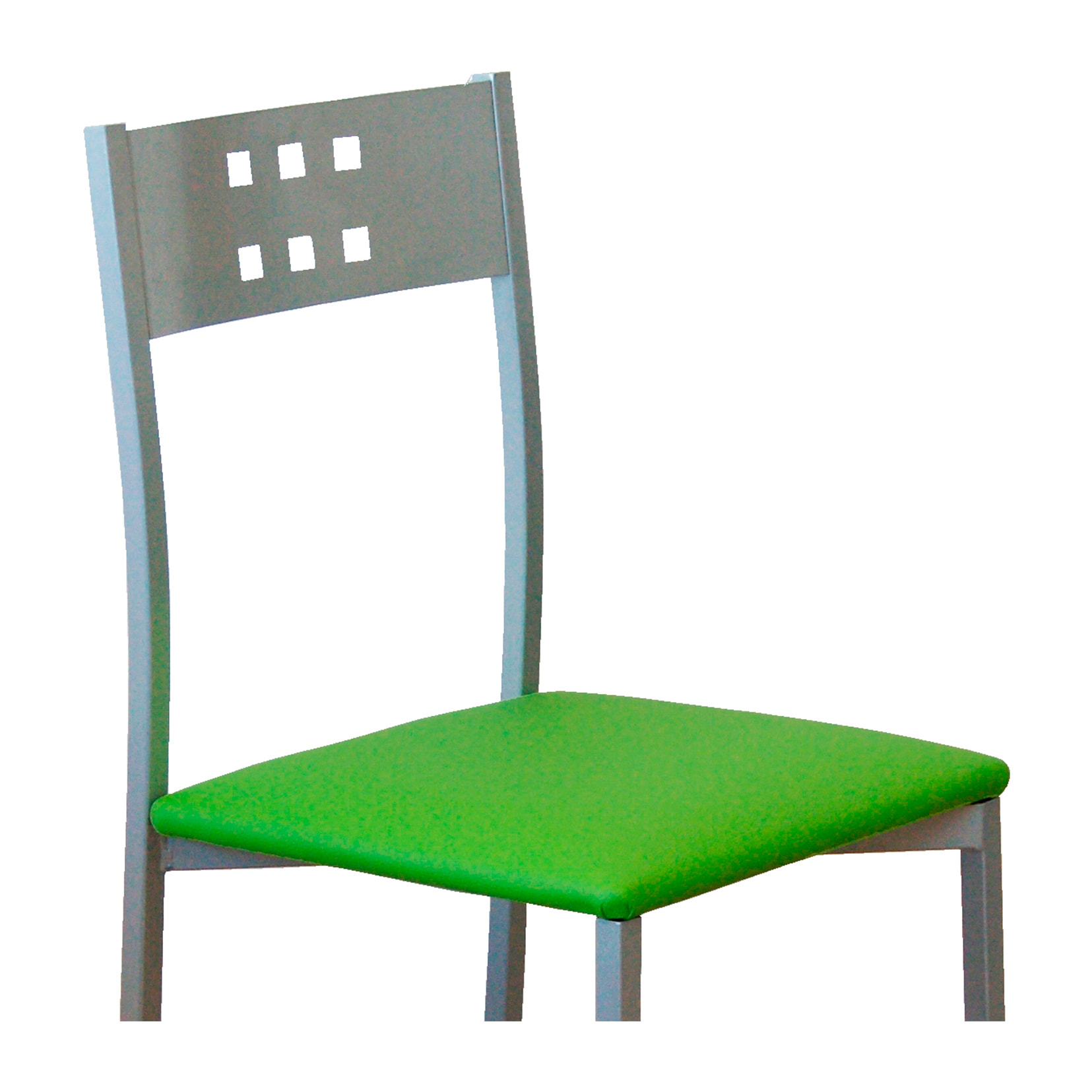 Set de 4 sillas – Polipiel lisa con diseño minimalista