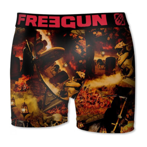 calzoncillo boxer freegun modelo graveyard para niño multicolor