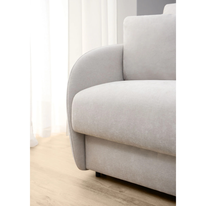 Sofá Cama Compact - Colchón Viscoelástico Individual - Tejido Bobak Antimanchas - Cojines incluídos - Múltiples colores - 5 Años de Garantía