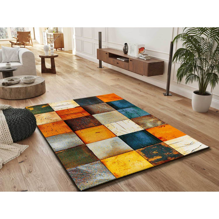 SYBIL Alfombra geométrica en multicolor, varias medidas disponibles