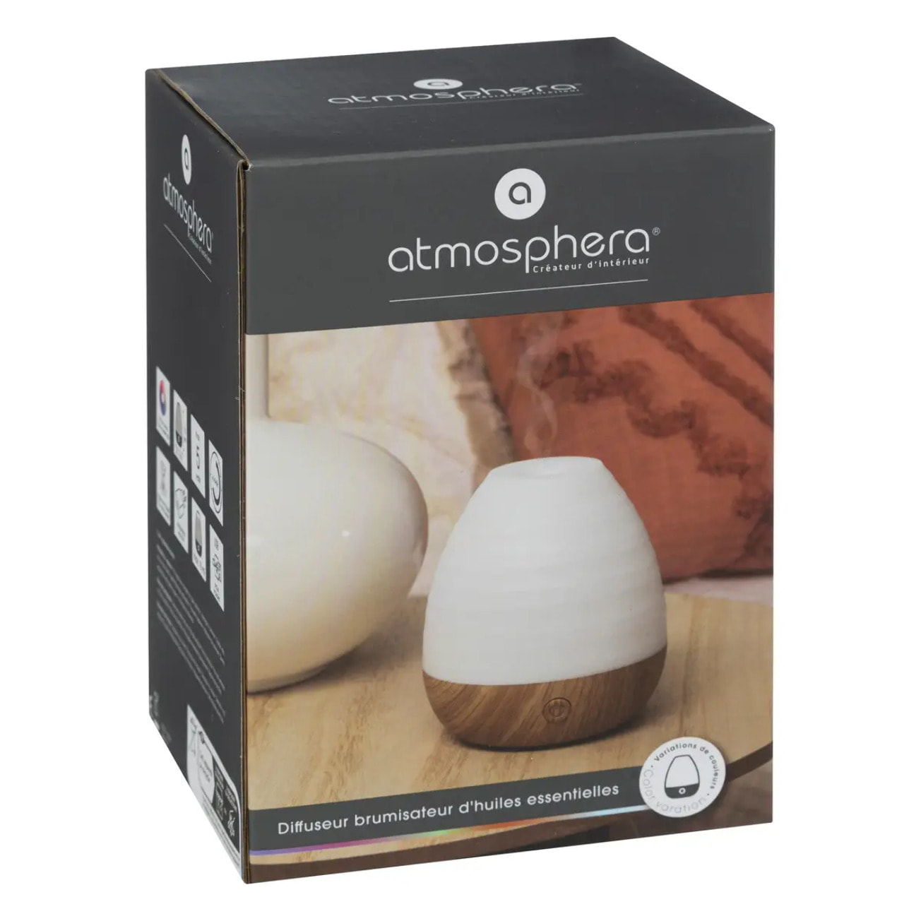 Diffuseur huiles essentielles blanc 70ml