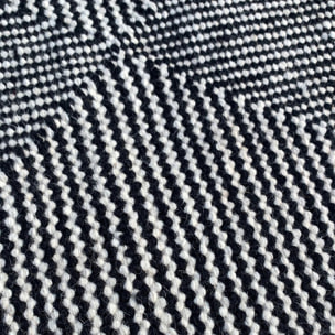 Tapis kilim fait à la main en laine motif géométrique NOMA