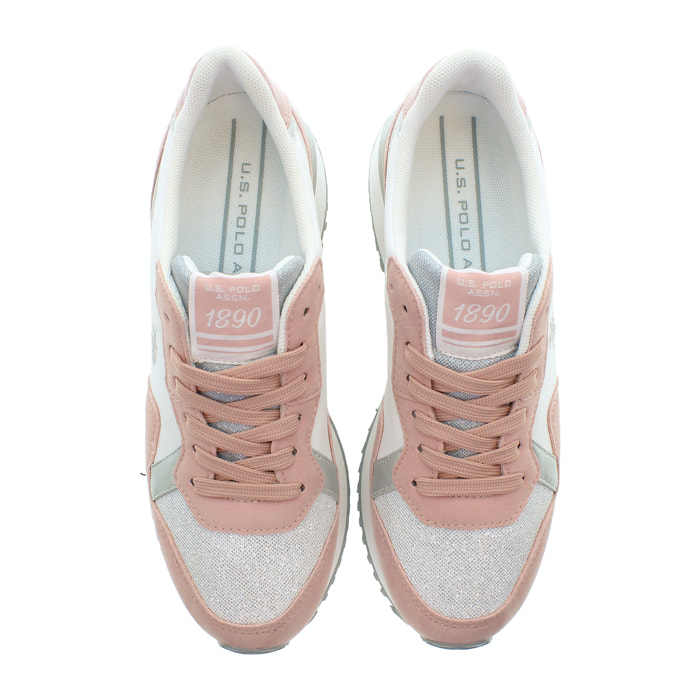 U.S. Polo Assn. - Sneakers BAYLE003W/5TU1 in sintetico per donna