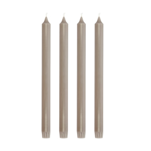 Set de 4 bougies ordinaires Aia H30 cm