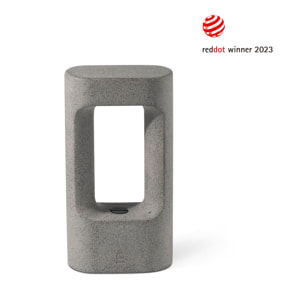 TOTEM 285 Lampada paletti muro grigio 3000K