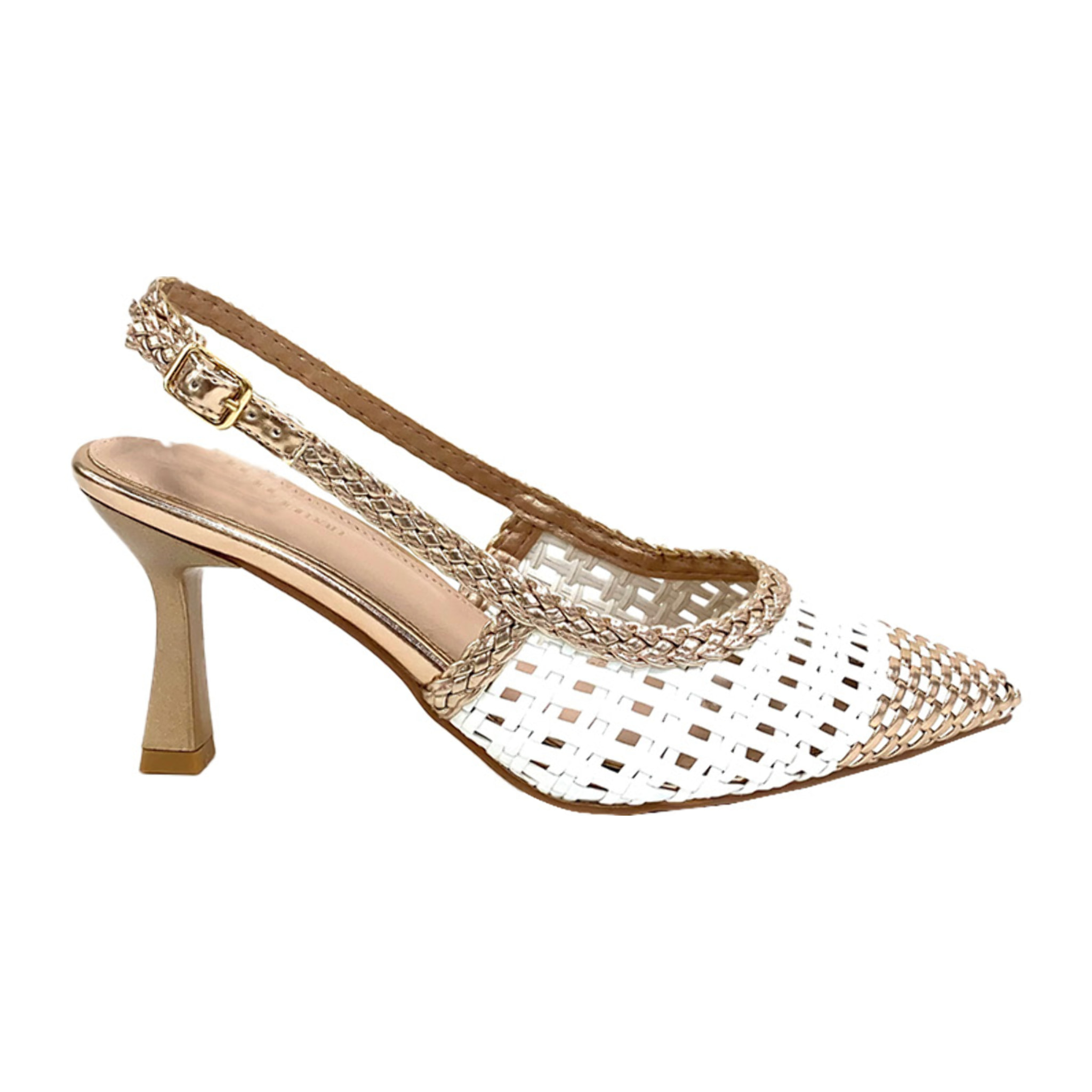 Décolleté sling back Donna Tata Italia Rosa