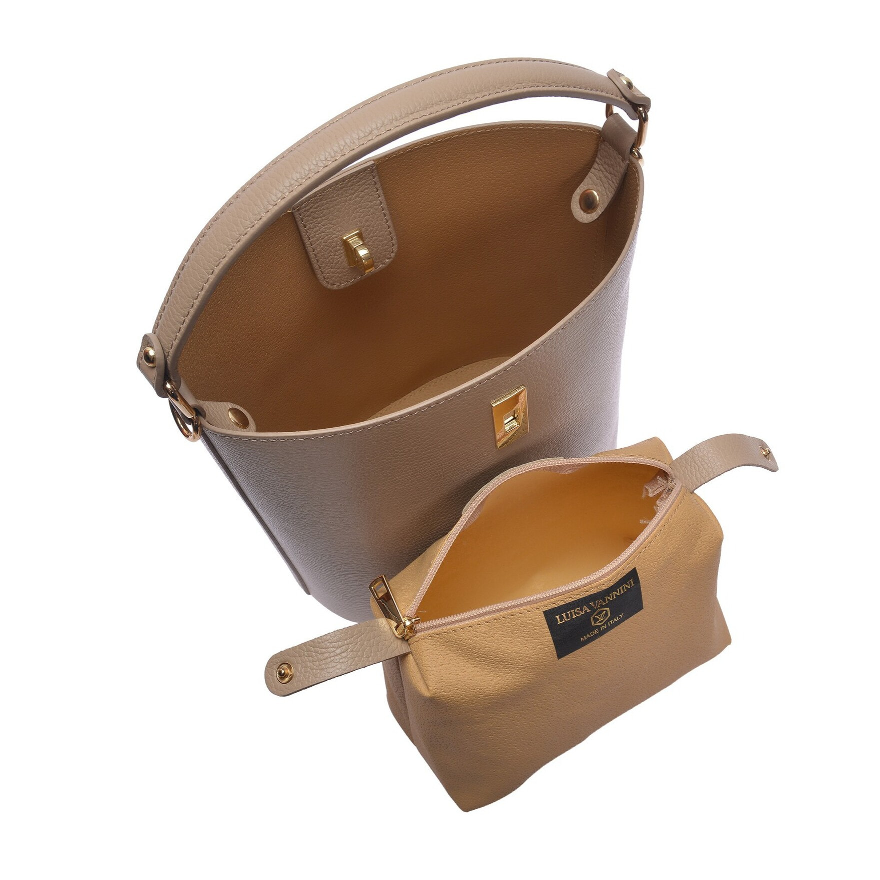 Borsa a mano Anna Luchini Beige