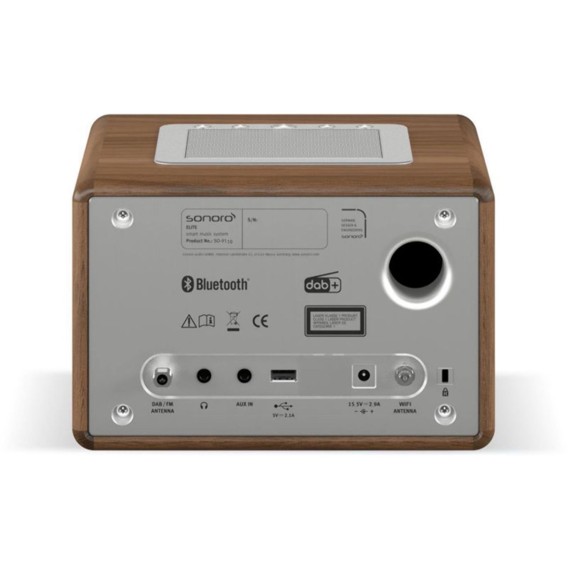 Chaîne HiFi SONORO ELITE Noyer-Argent