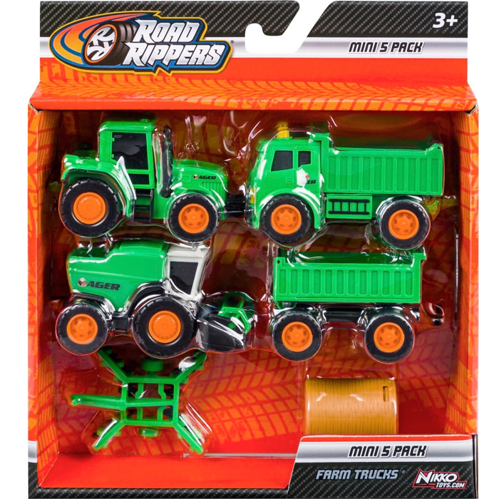 Set Mini Veicoli Fattoria (5 pezzi da 10cm)