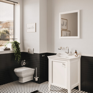 Lavabo Valarte blanc avec trop plein