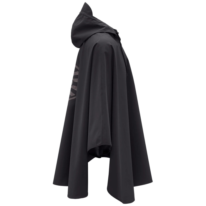 Giacche Superga Uomo Donna Nero Poncho Raggiera Logo