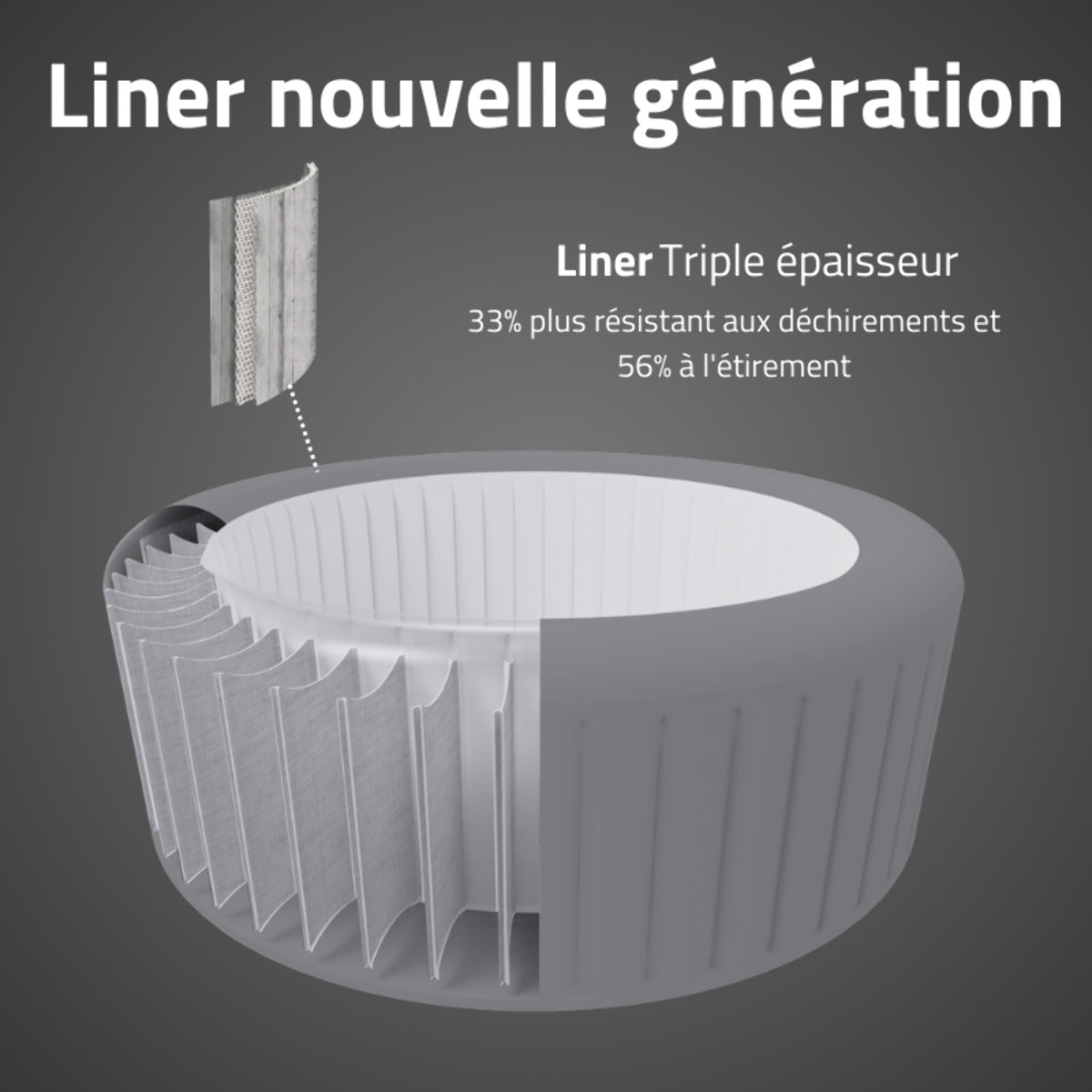 Bestway Spa gonflable rond Lay-Z-Spa Fiji AirJet 2-4 personnes