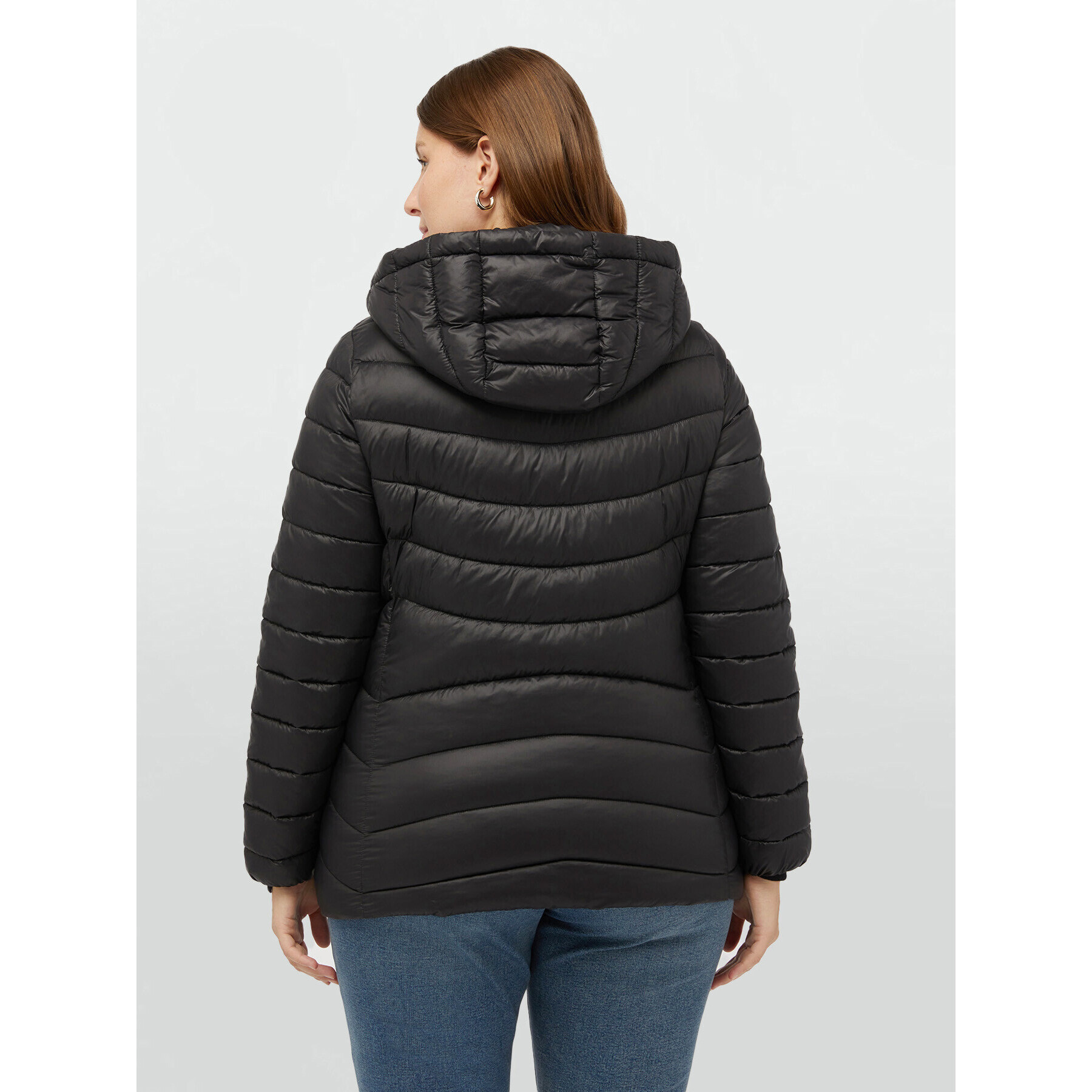 Fiorella Rubino - Piumino leggero trapuntato in Sorona® Aura - Nero