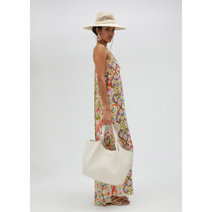 Vestito lungo con stampa