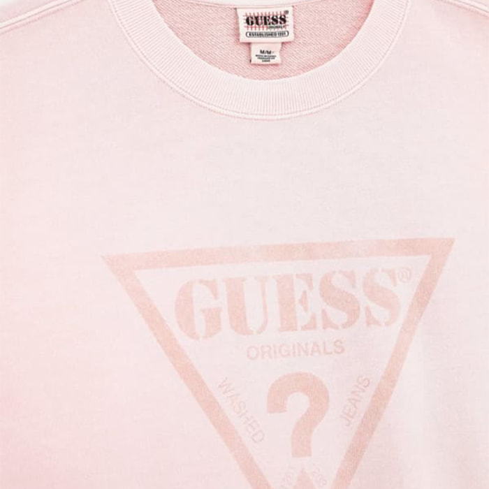 GUESS Originals - Sweat - coton - rose