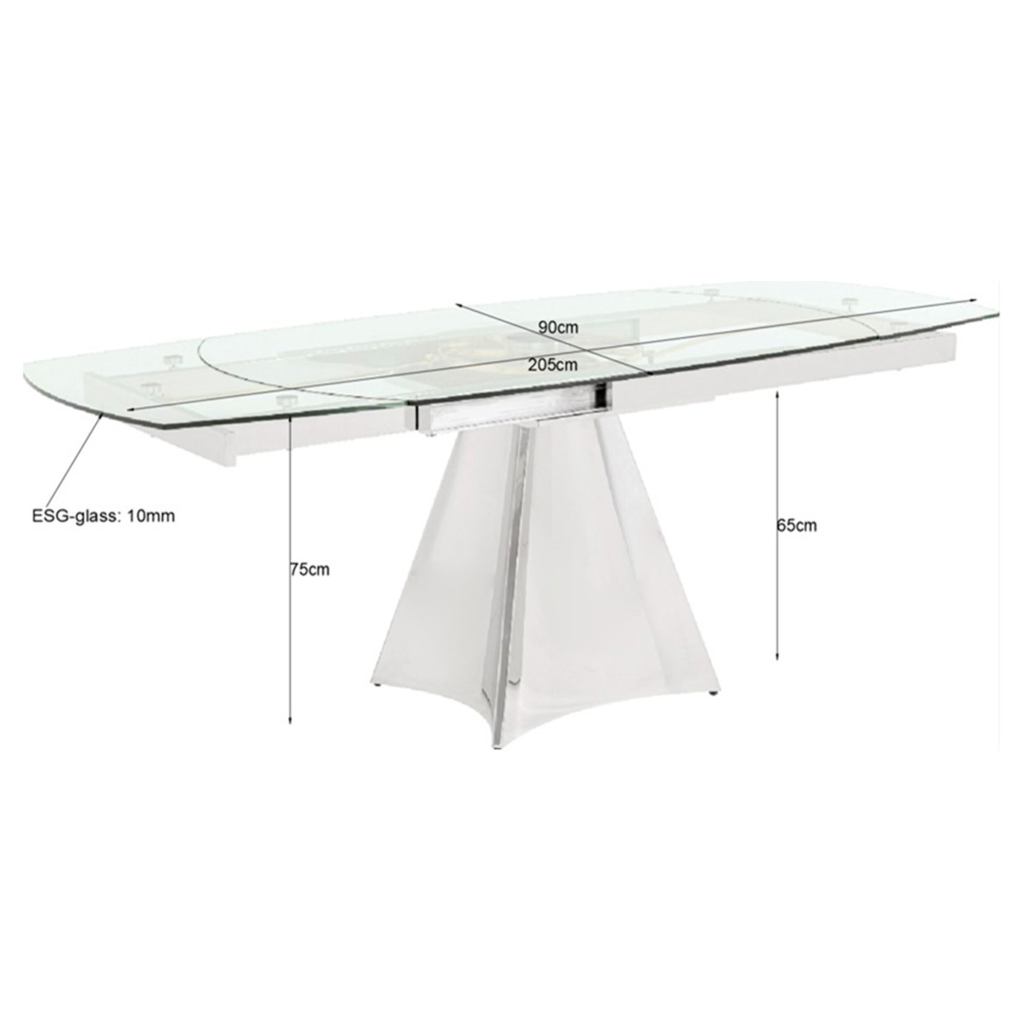 Table à rallonges Tempo Kare Design
