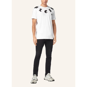 PHILIPP PLEIN Camiseta de cuello redondo y manga corta GOTHIC PLEIN