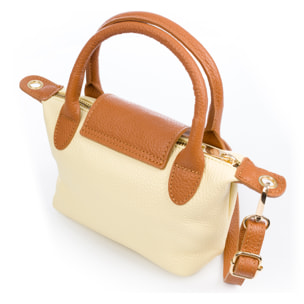 Baucina Borsa a mano Donna. Pelle autentica Dollaro.