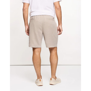 Bermuda Lino Beige - Dumoto