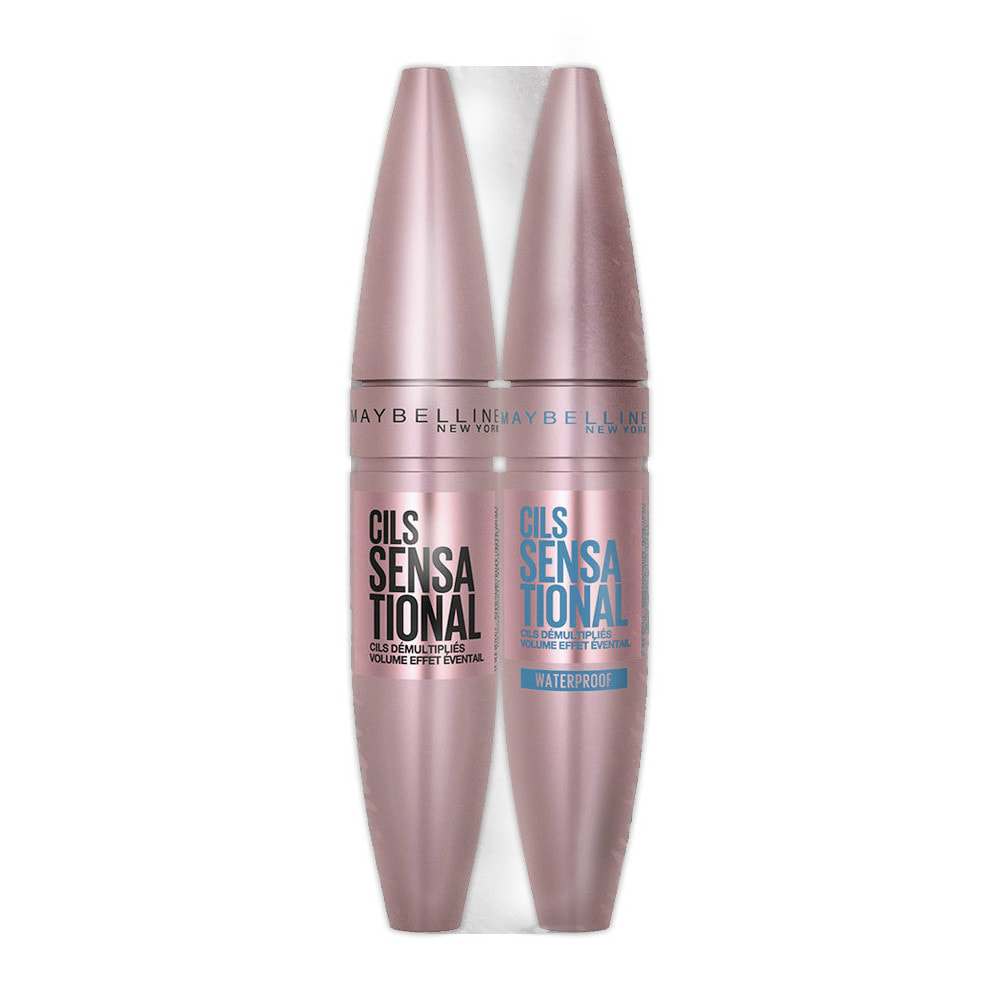 Mascara Cils Sensational classique + mascara Cils Sensational Waterproof