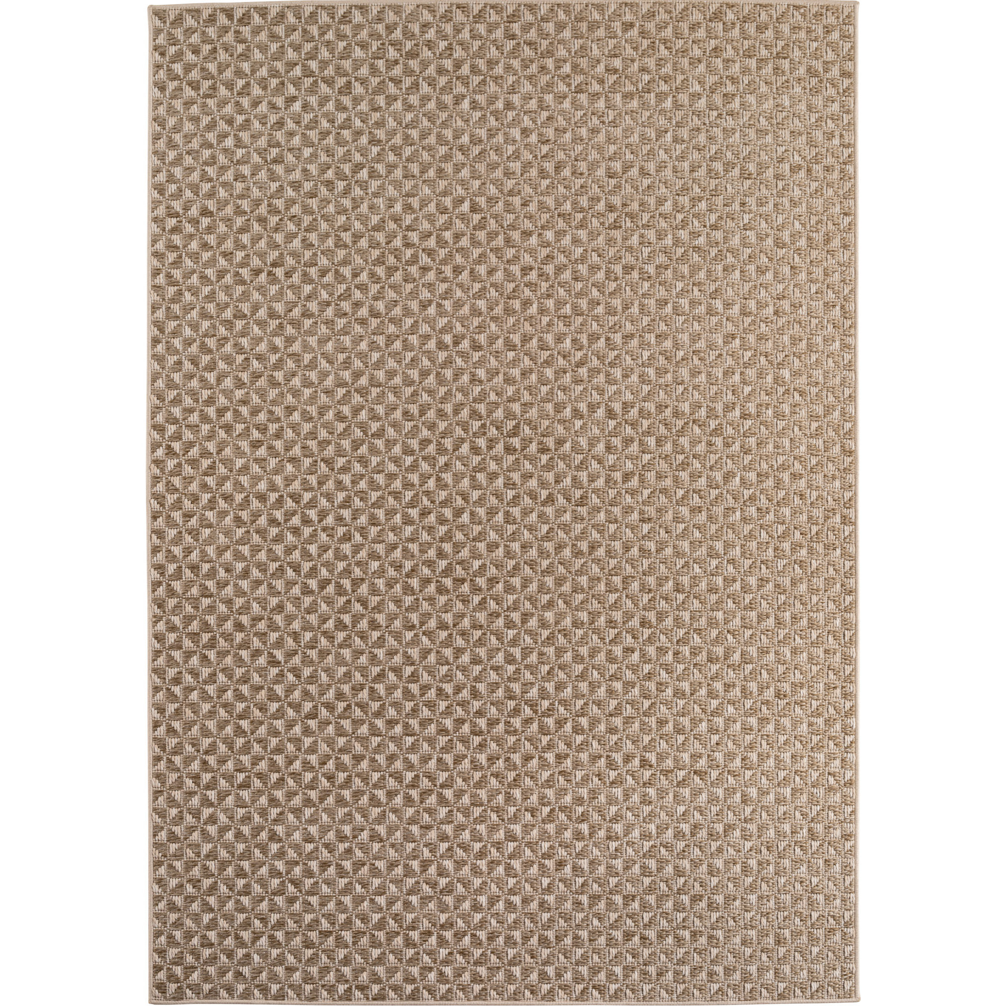 NEREA - Tapis intérieur/extérieur beige, design moderne