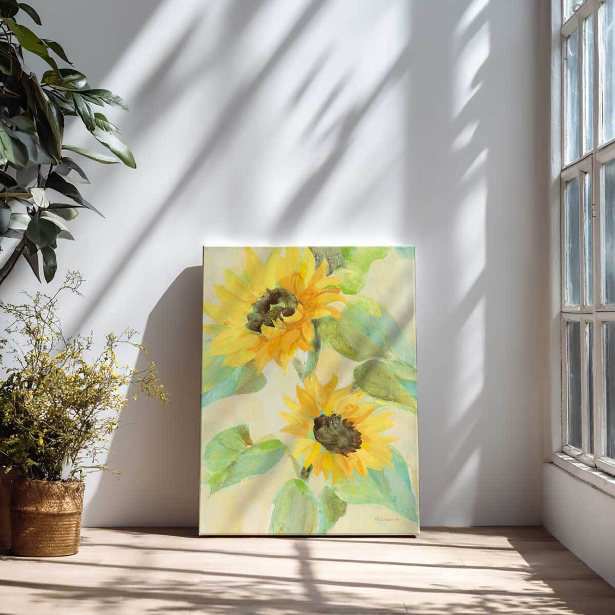 Tableau fleurs Tableau fleurs Tournesol fleuri Toile imprimée