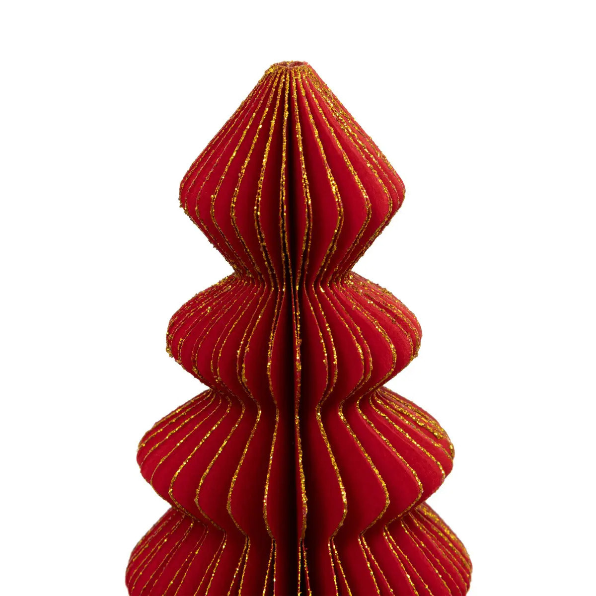 Sapin papier H.30cm rouge
