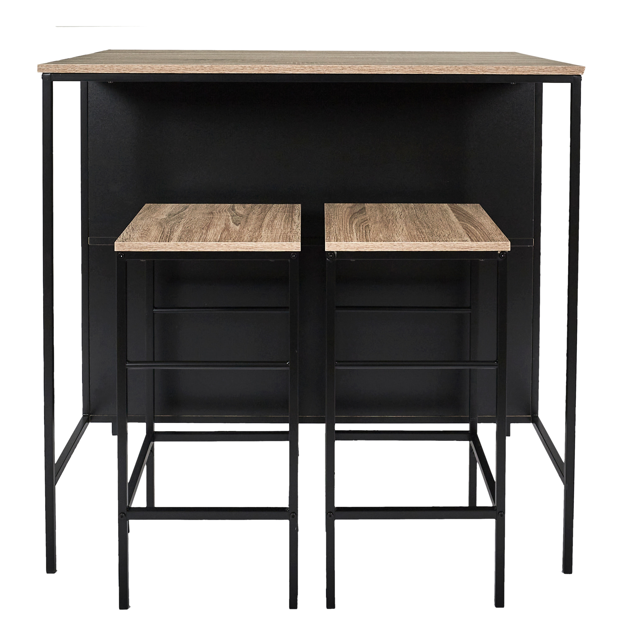 TABLE ILOT 2 TABOURETS LOKA