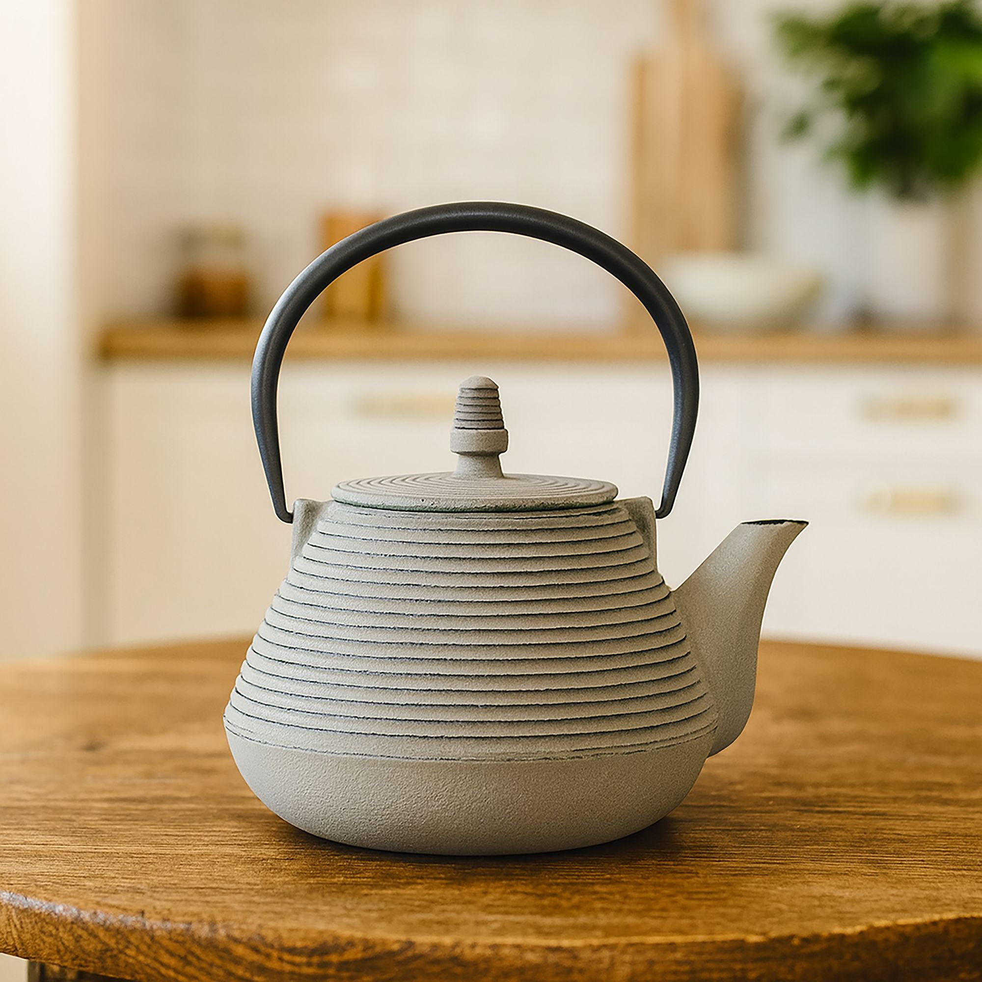 Théière en fonte grise 1L TRESOR D'ASIE