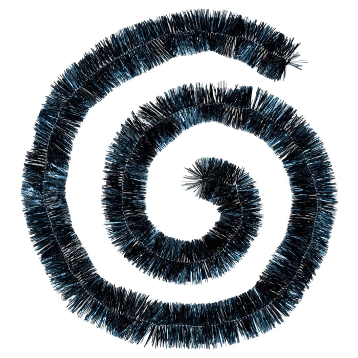 Guirlande de noël large bord festonné gris 75x4x2m