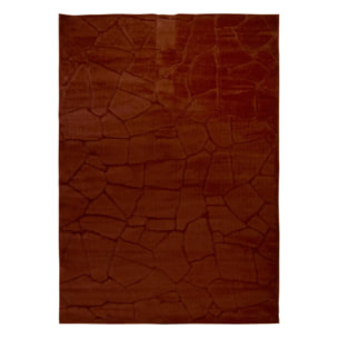 Tapis fausse fourrure Onina ambre 170x120cm