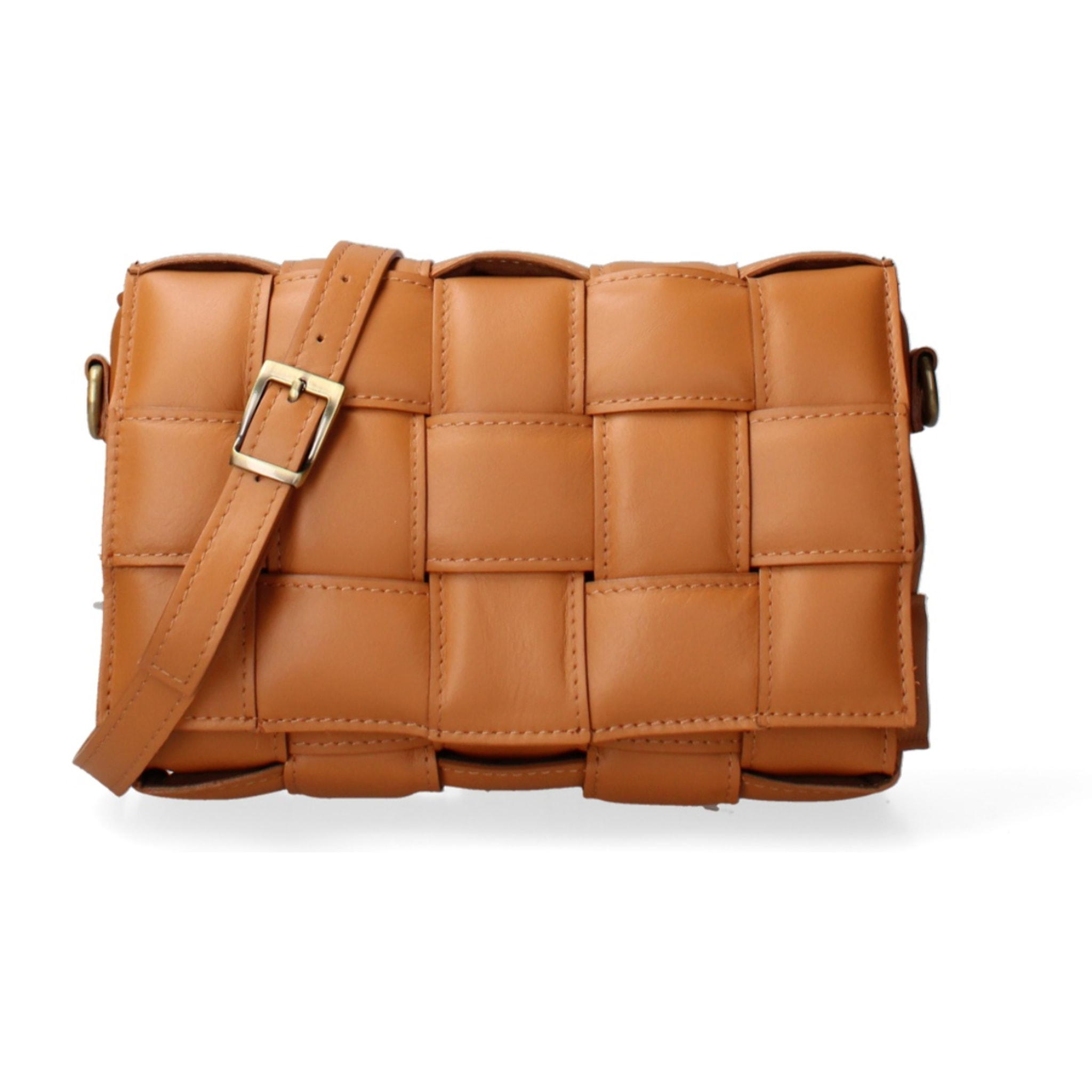Borsa a tracolla da donna Made in Italy - Modello Artena - 100% pelle - 26.0 x 17.0 x 6.0 cm