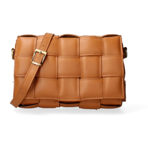 Borsa a tracolla da donna Made in Italy - Modello Artena - 100% pelle - 26.0 x 17.0 x 6.0 cm