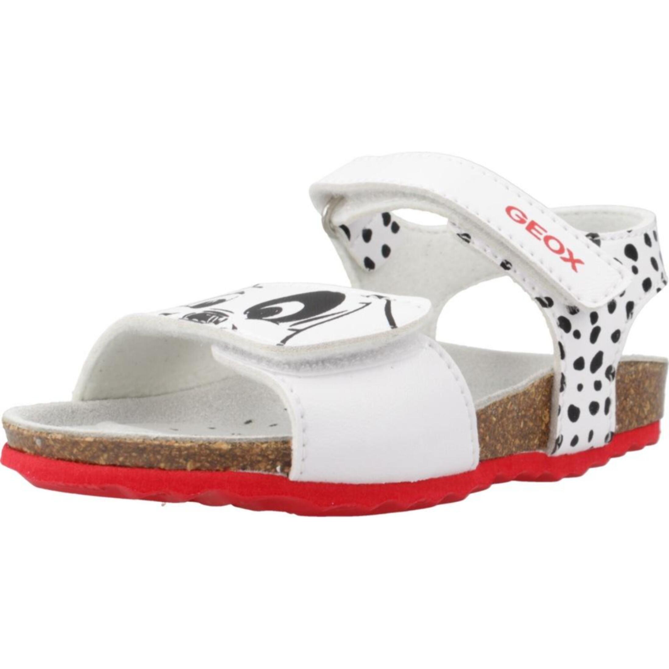 Sandalias Niño de la marca GEOX  modelo B SANDAL CHALKI GIRL BLANCO